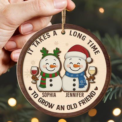 It Takes A Long Time To Grow An Old Friend Snowmen Design