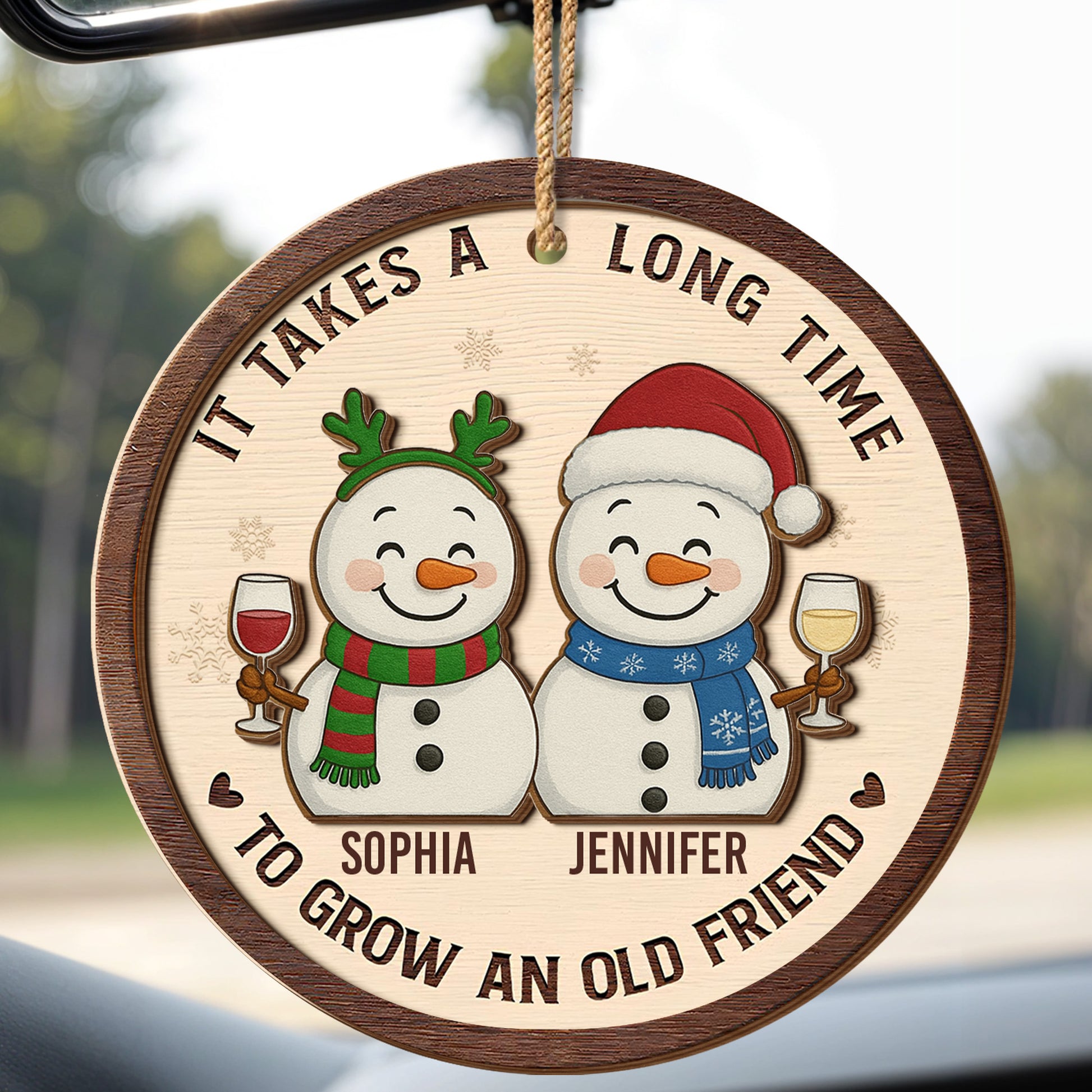 It Takes A Long Time To Grow An Old Friend Snowmen Design