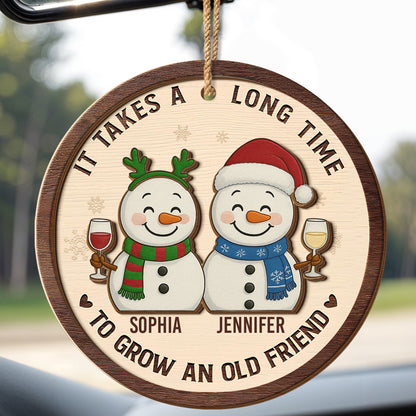 It Takes A Long Time To Grow An Old Friend Snowmen Design