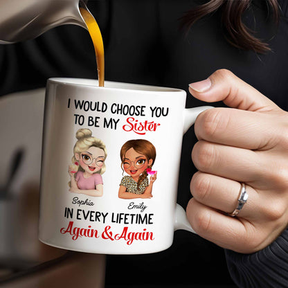 I Would Choose You To Be My Sister, Cartoon Characters