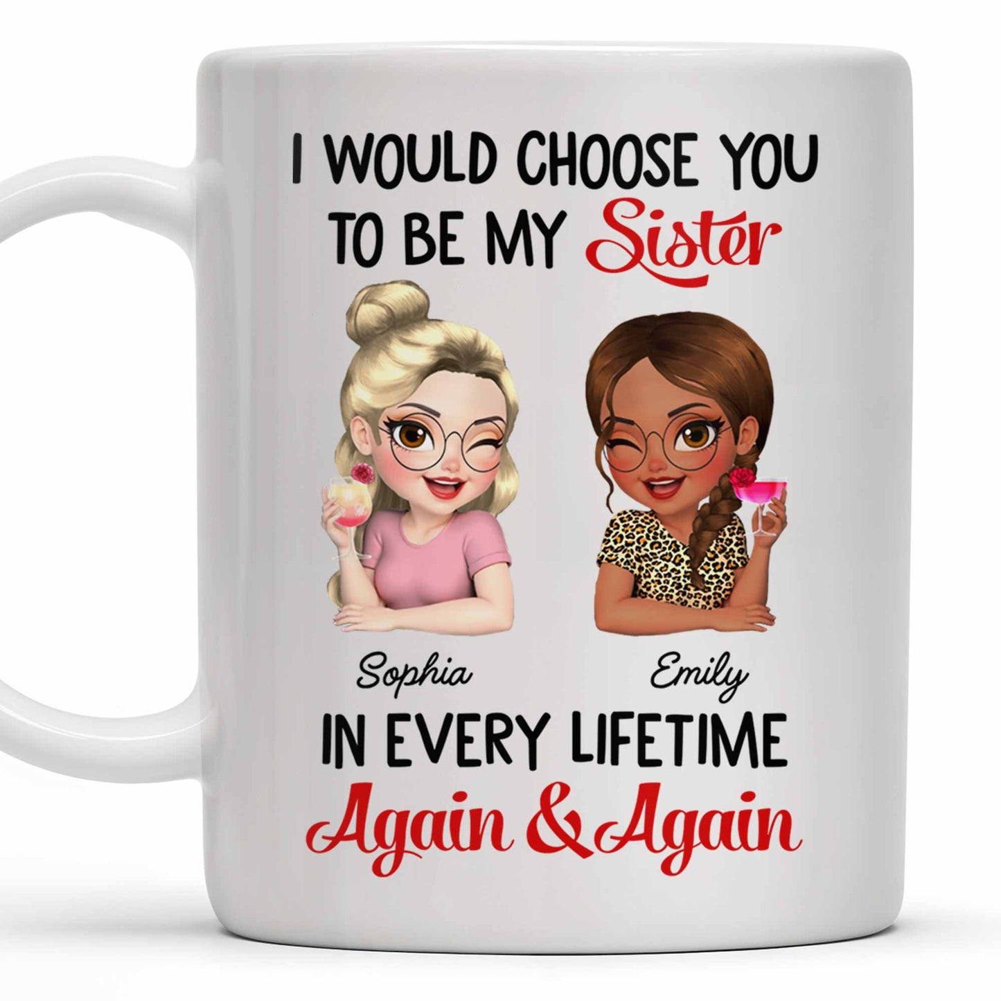 I Would Choose You To Be My Sister, Cartoon Characters