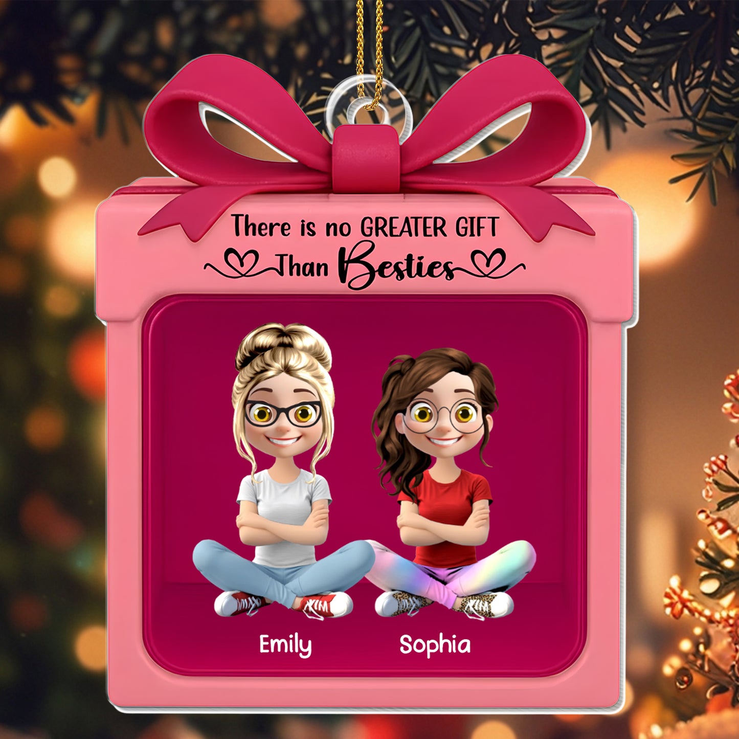 There Is No Greater Gift Than Besties, Cartoon Characters