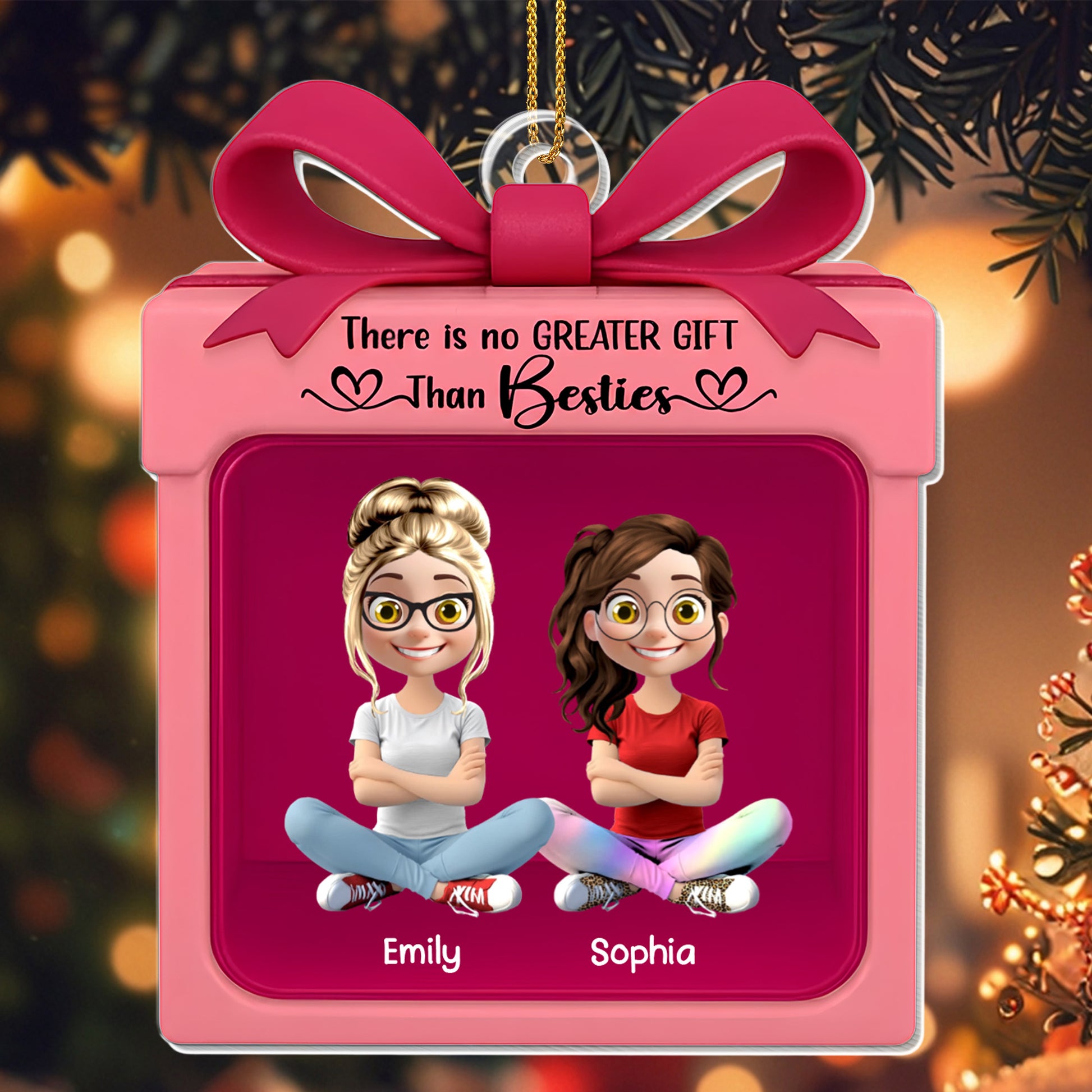 There Is No Greater Gift Than Besties, Cartoon Characters