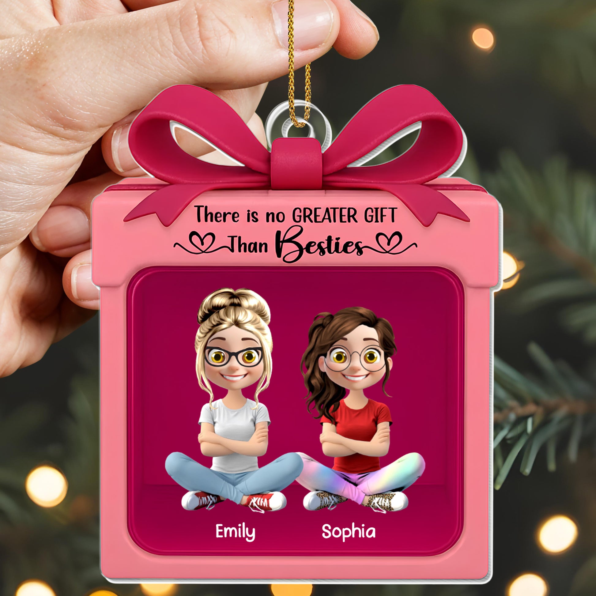 There Is No Greater Gift Than Besties, Cartoon Characters