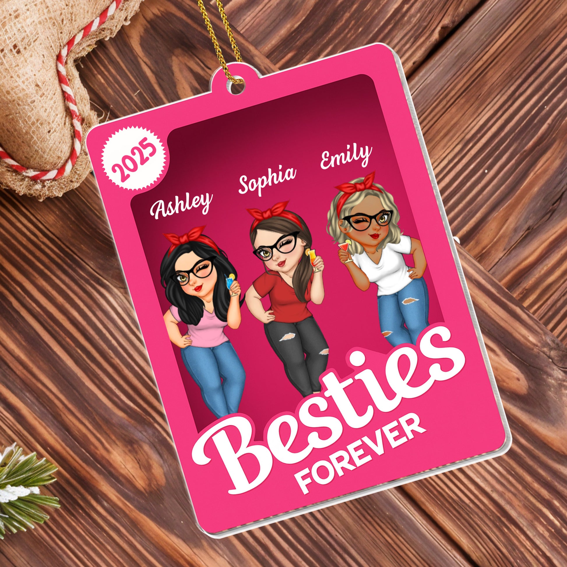 Besties Forever Cartoon Friends