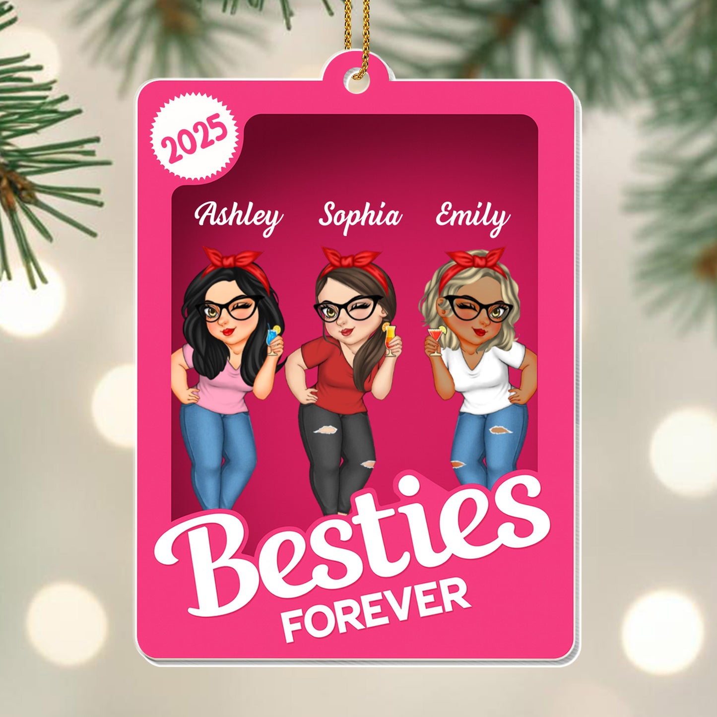 Besties Forever Cartoon Friends