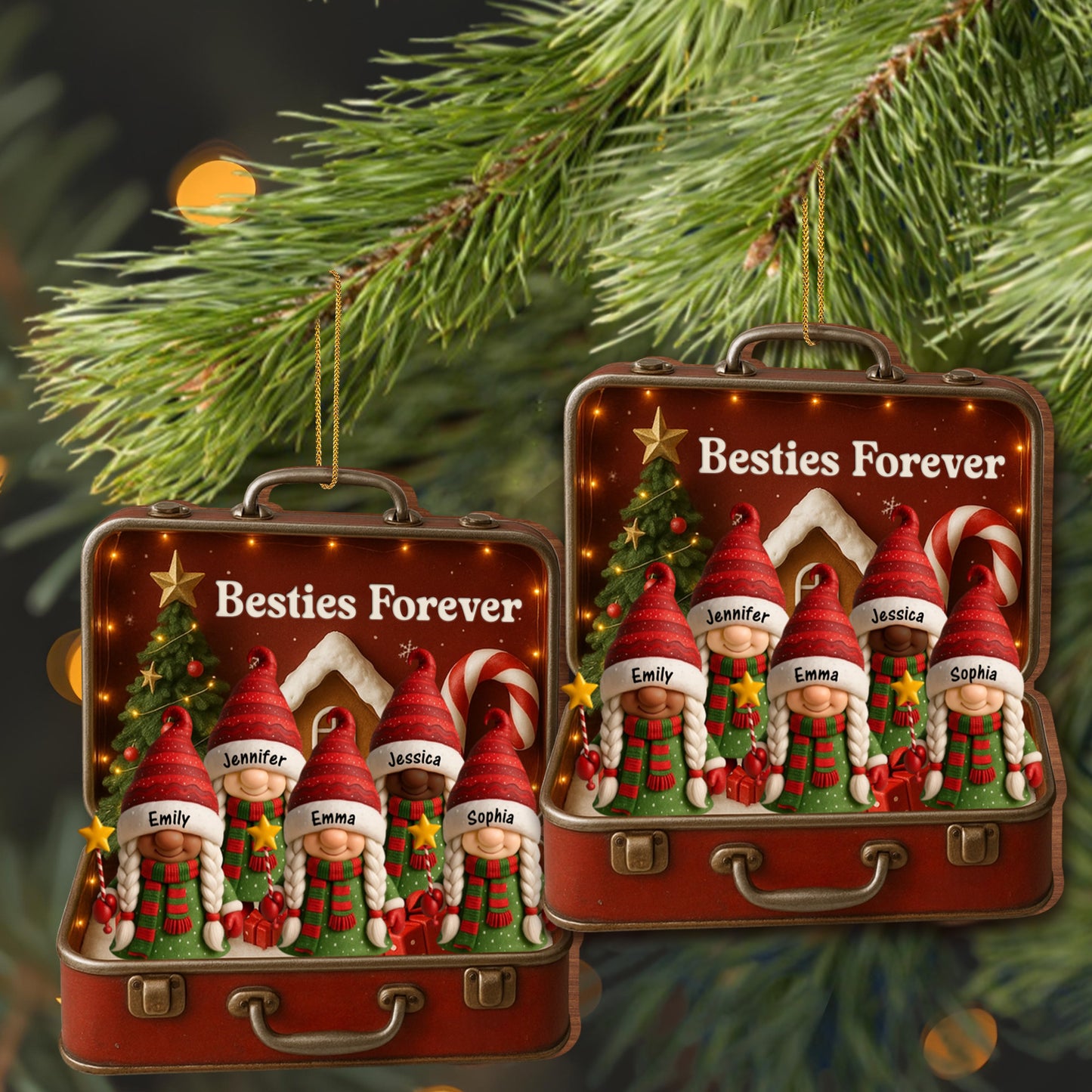 Besties Forever, Elves and Christmas Decorations