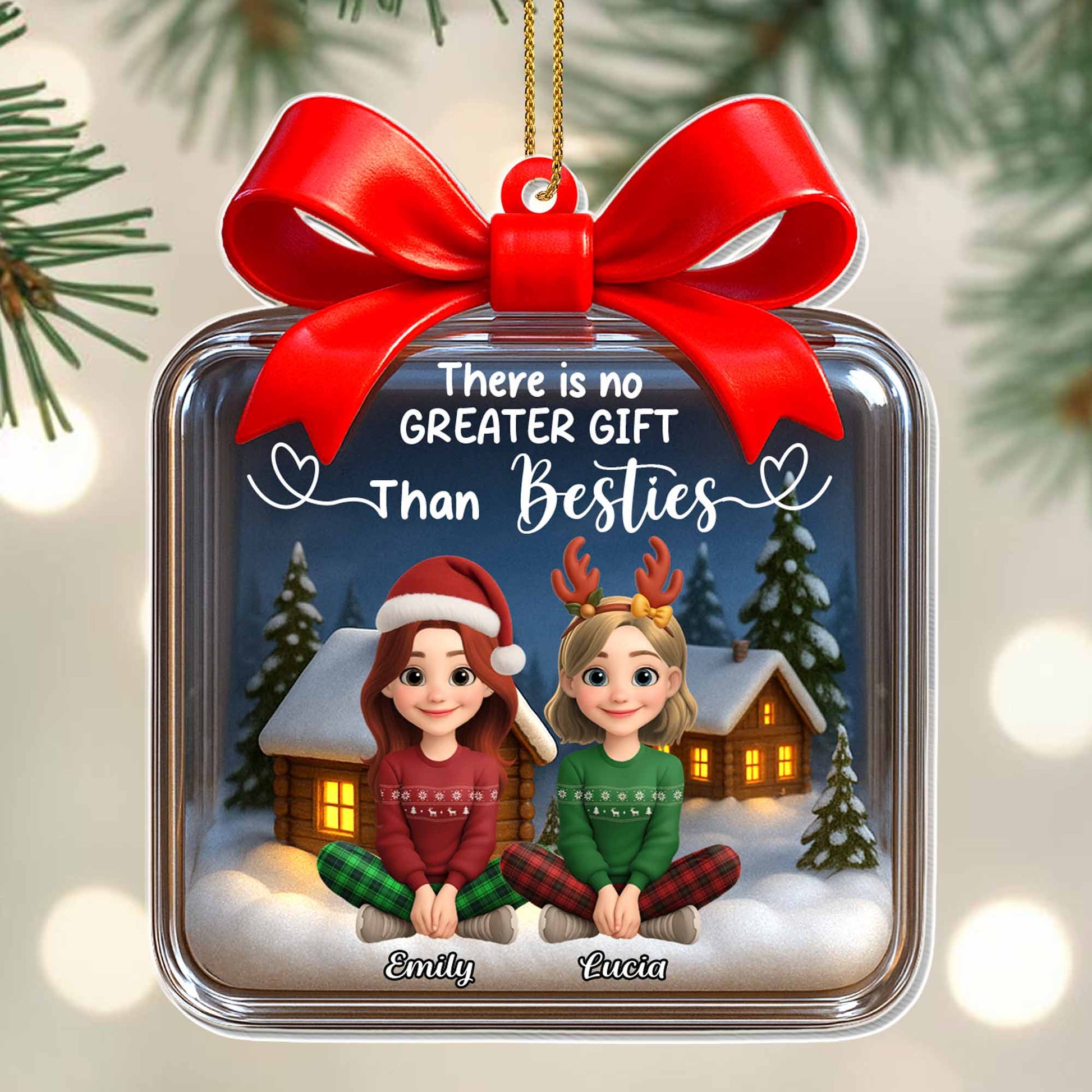 There Is No Greater Gift Than Besties And Snow-Covered Cabin