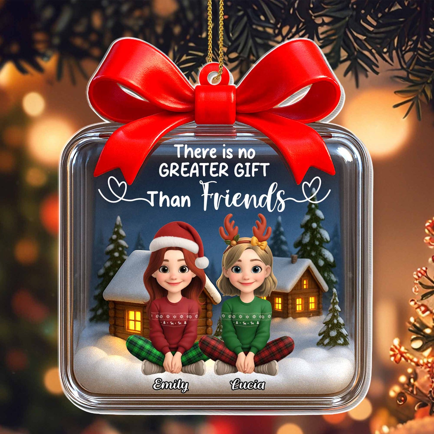 There Is No Greater Gift Than Besties And Snow-Covered Cabin