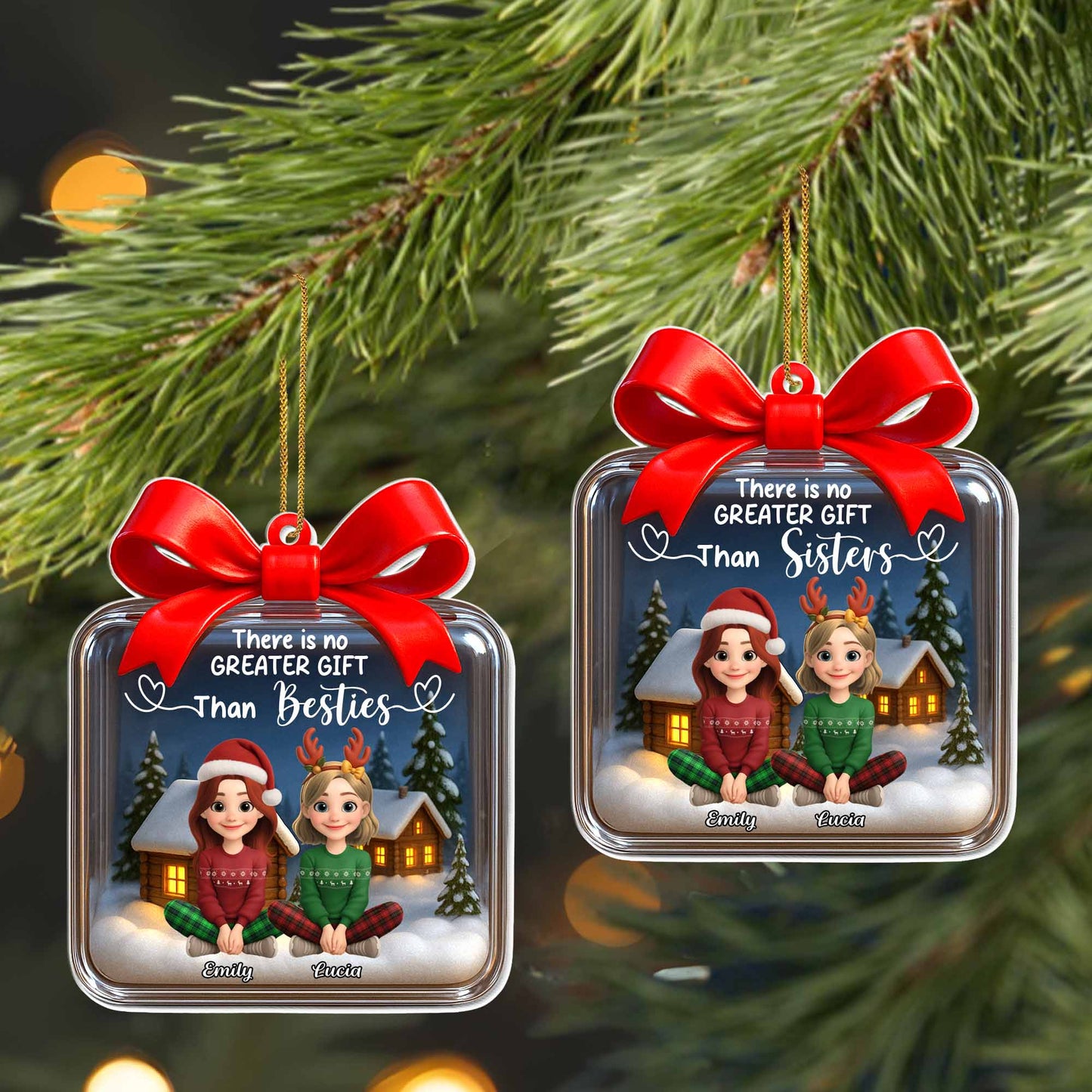 There Is No Greater Gift Than Besties And Snow-Covered Cabin