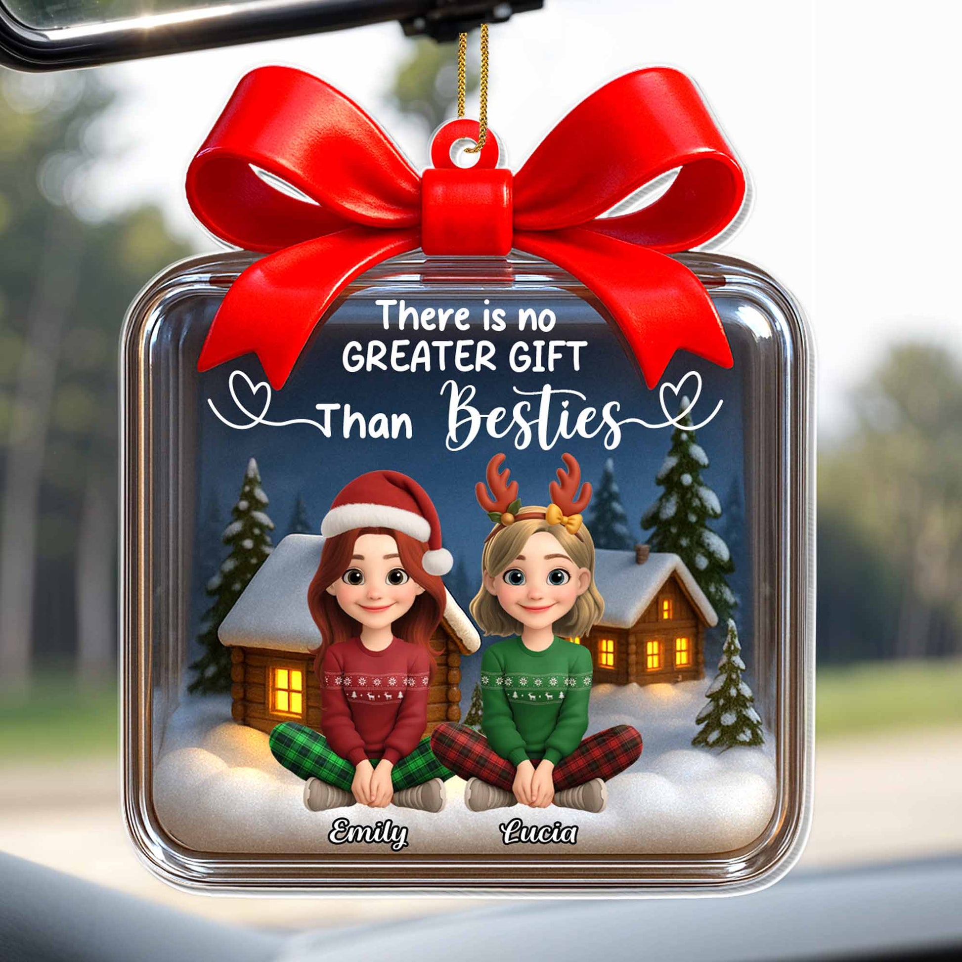 There Is No Greater Gift Than Besties And Snow-Covered Cabin