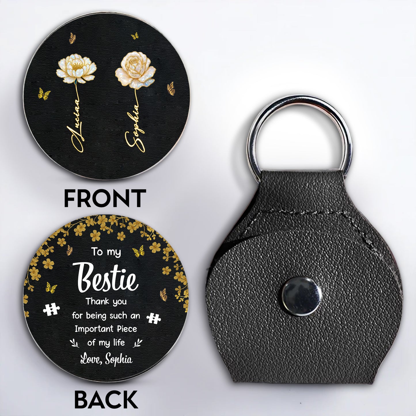 To My Bestie, Thank You, Flowers