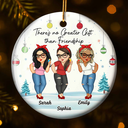There's No Greater Gift Than Friendship, Friends With Bows And Glasses