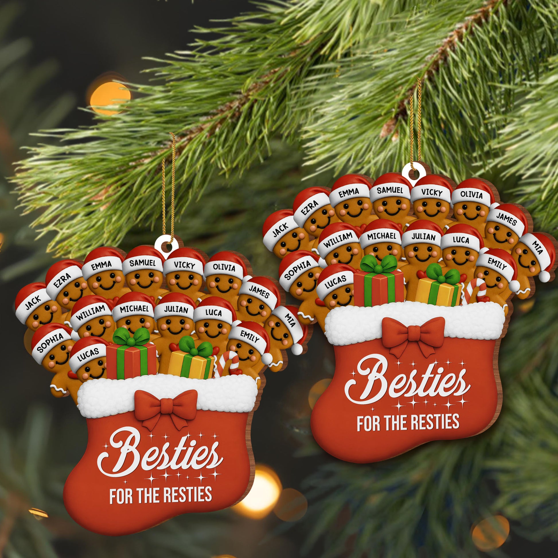 Besties For The Resties Gingerbread Cookies