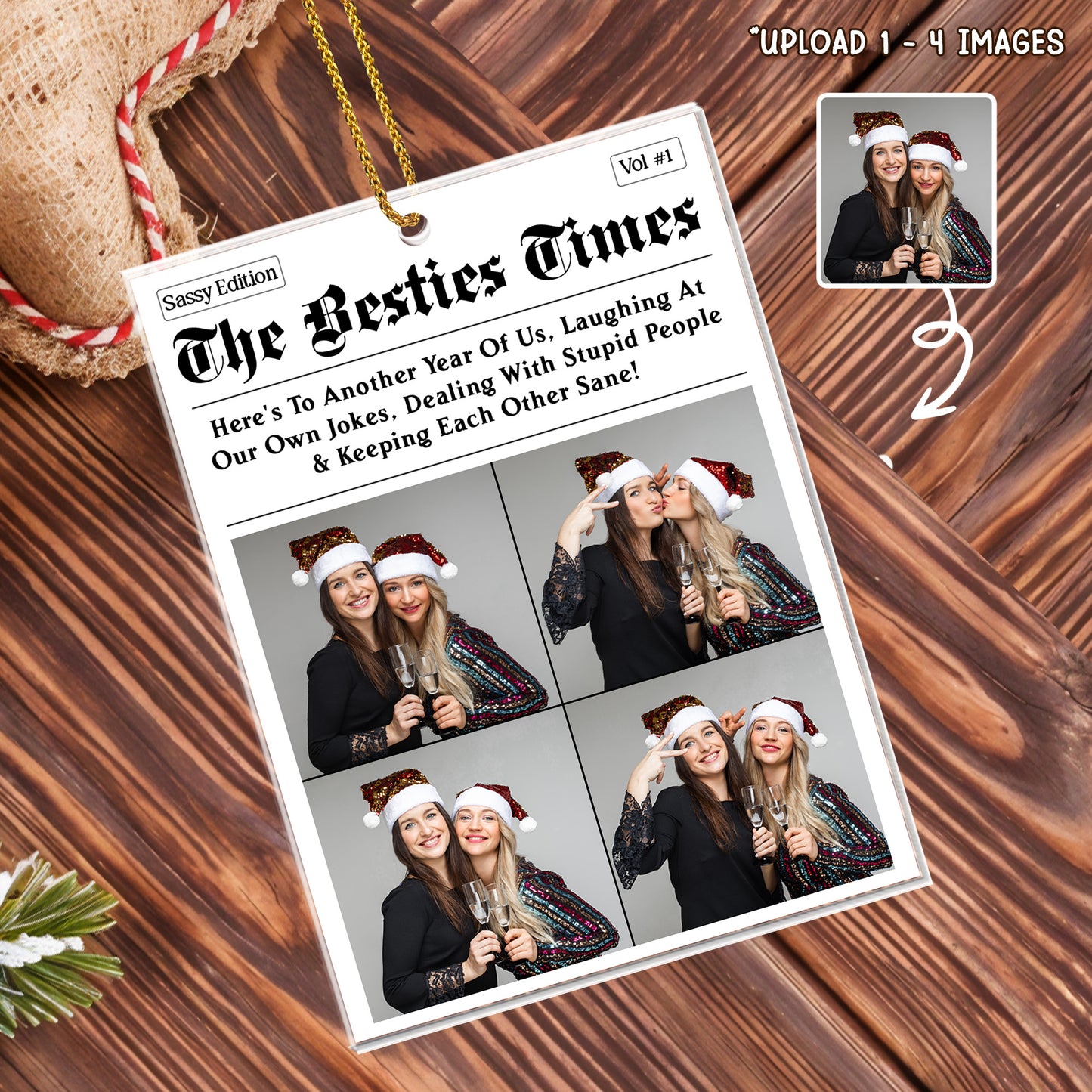 Here's To Another Year Of Us, Newspaper & Photos