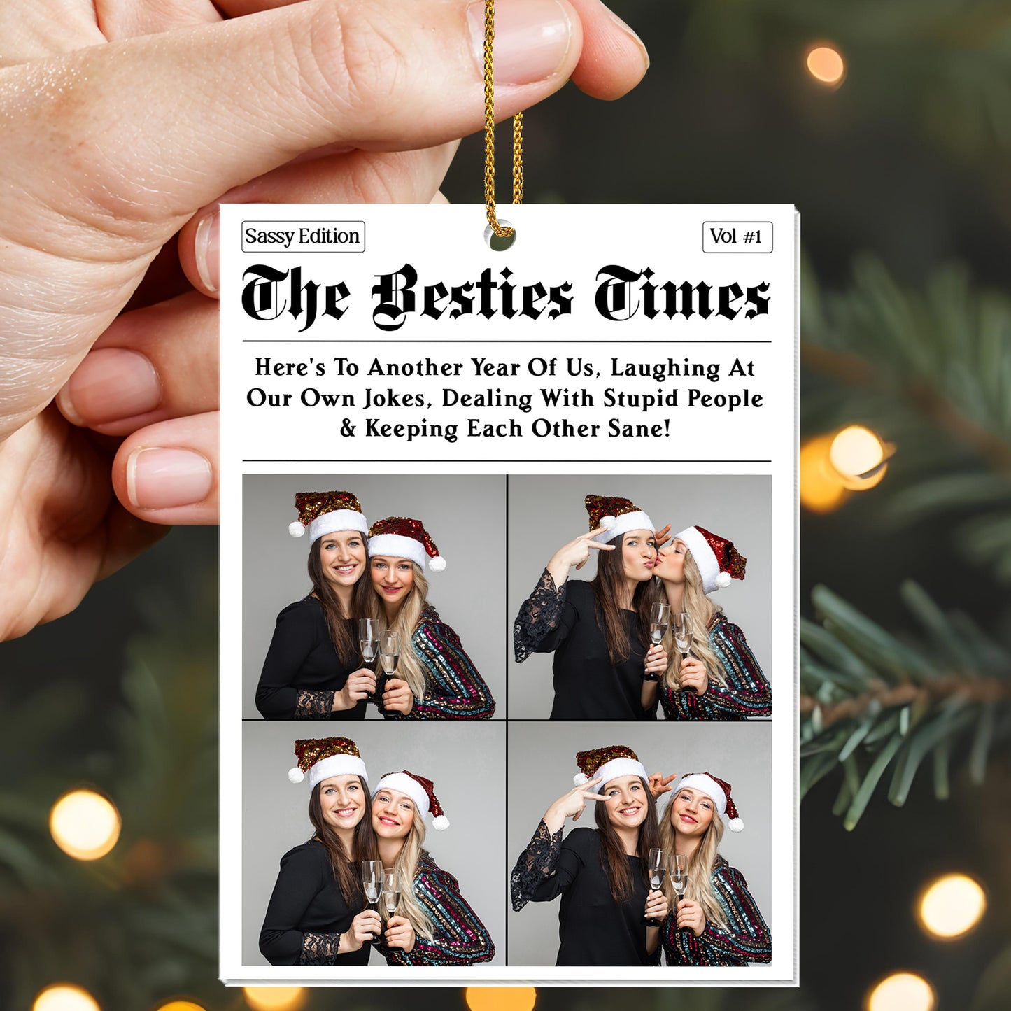 Here's To Another Year Of Us, Newspaper & Photos