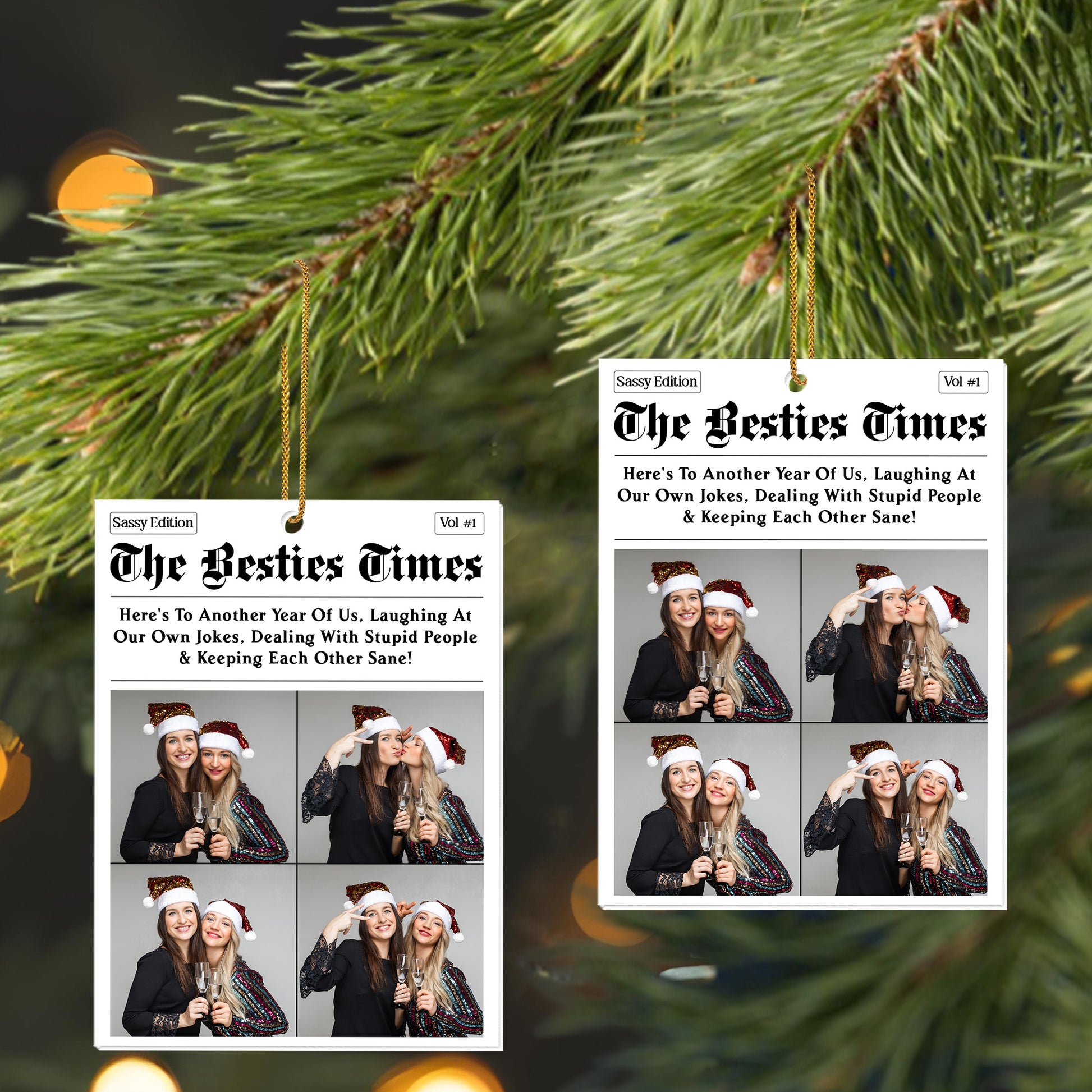 Here's To Another Year Of Us, Newspaper & Photos