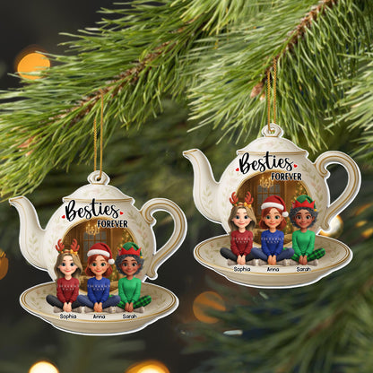 Besties Forever Teapot With Cute Girls
