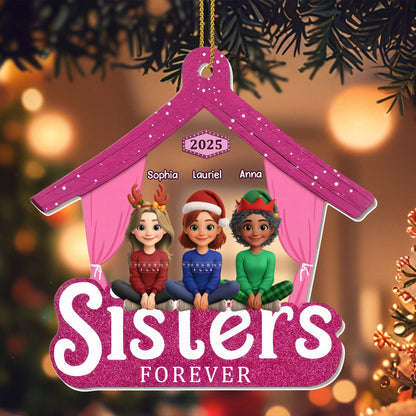 Sisters Forever Hanger Ornament