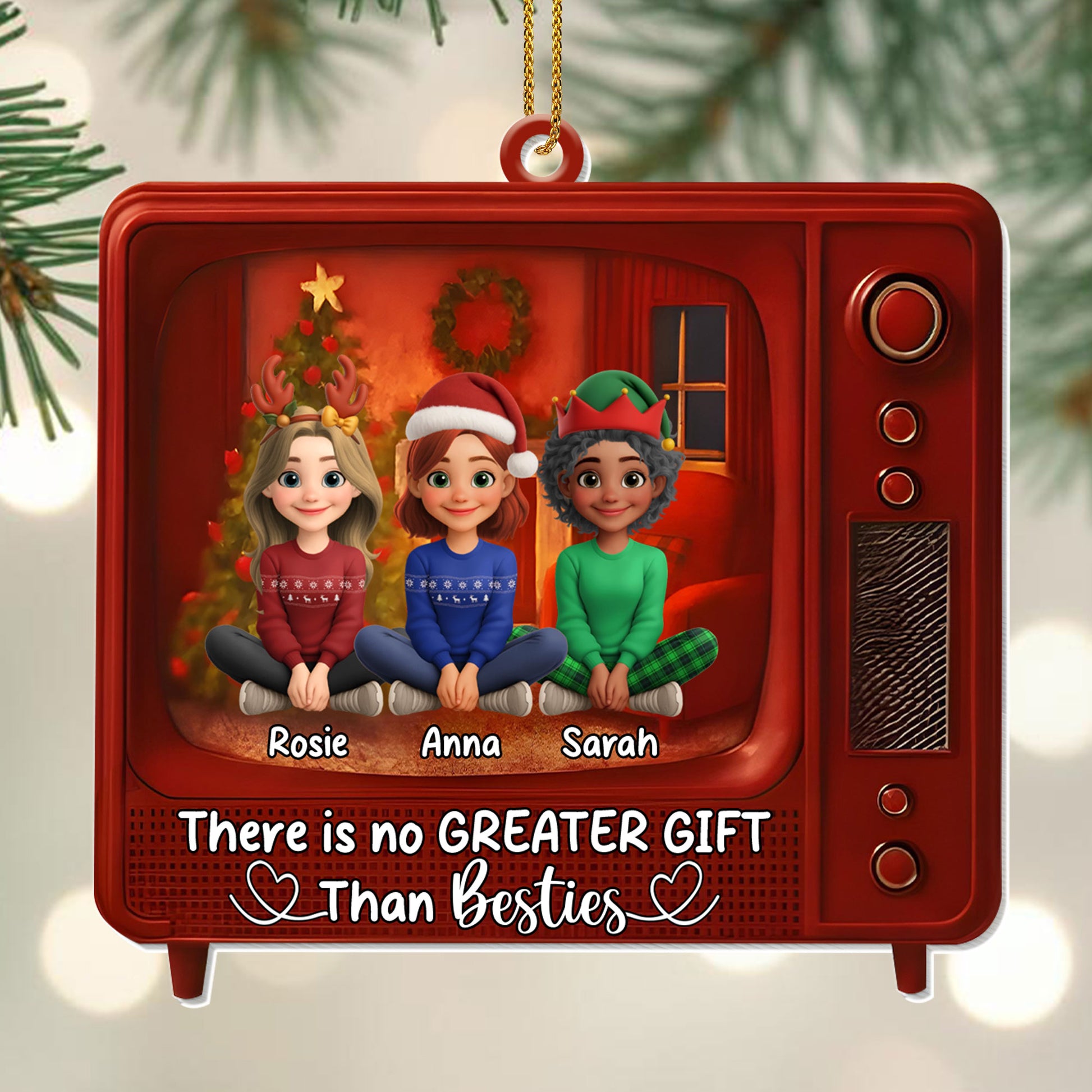 There Is No Greater Gift Than Besties, Vintage TV Design