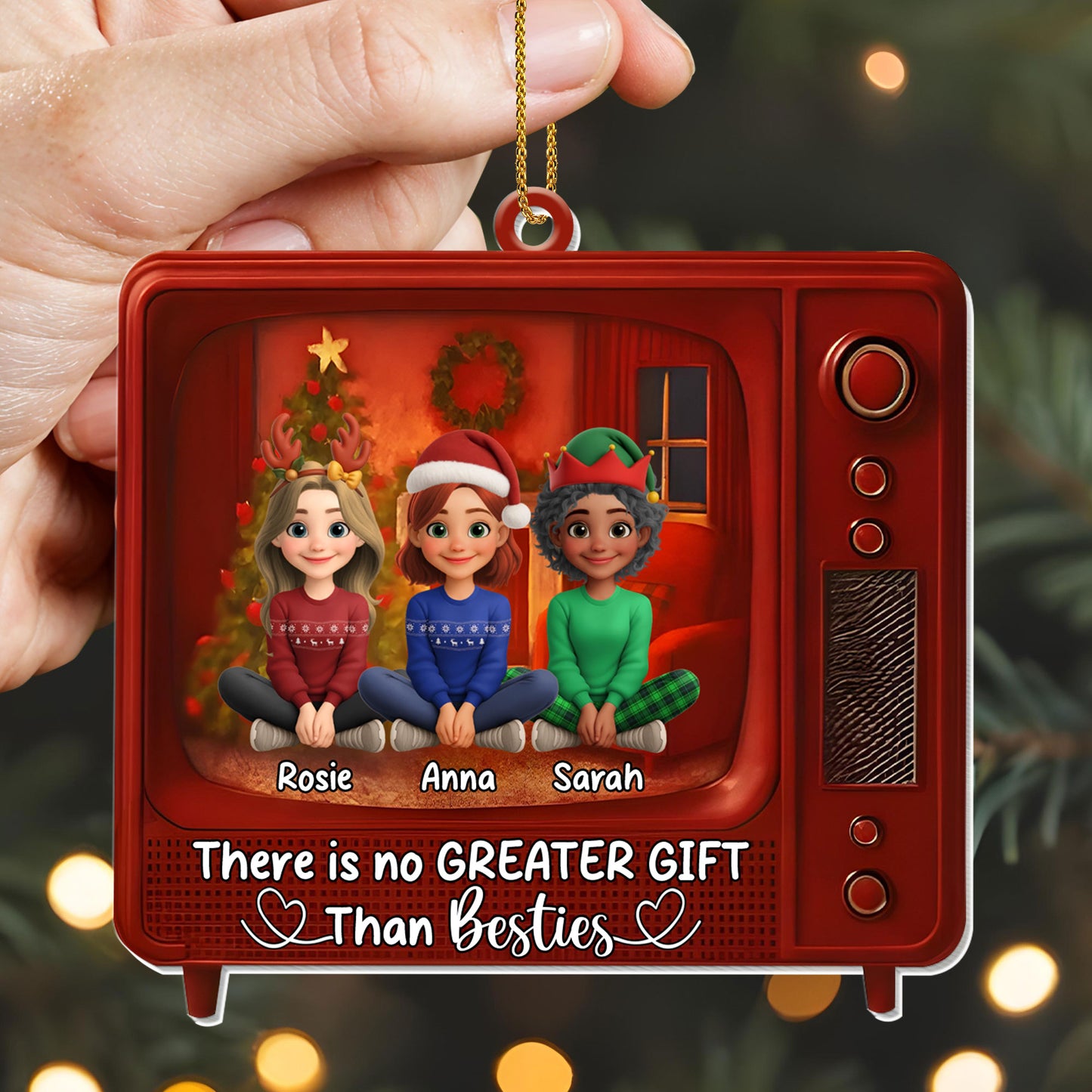 There Is No Greater Gift Than Besties, Vintage TV Design