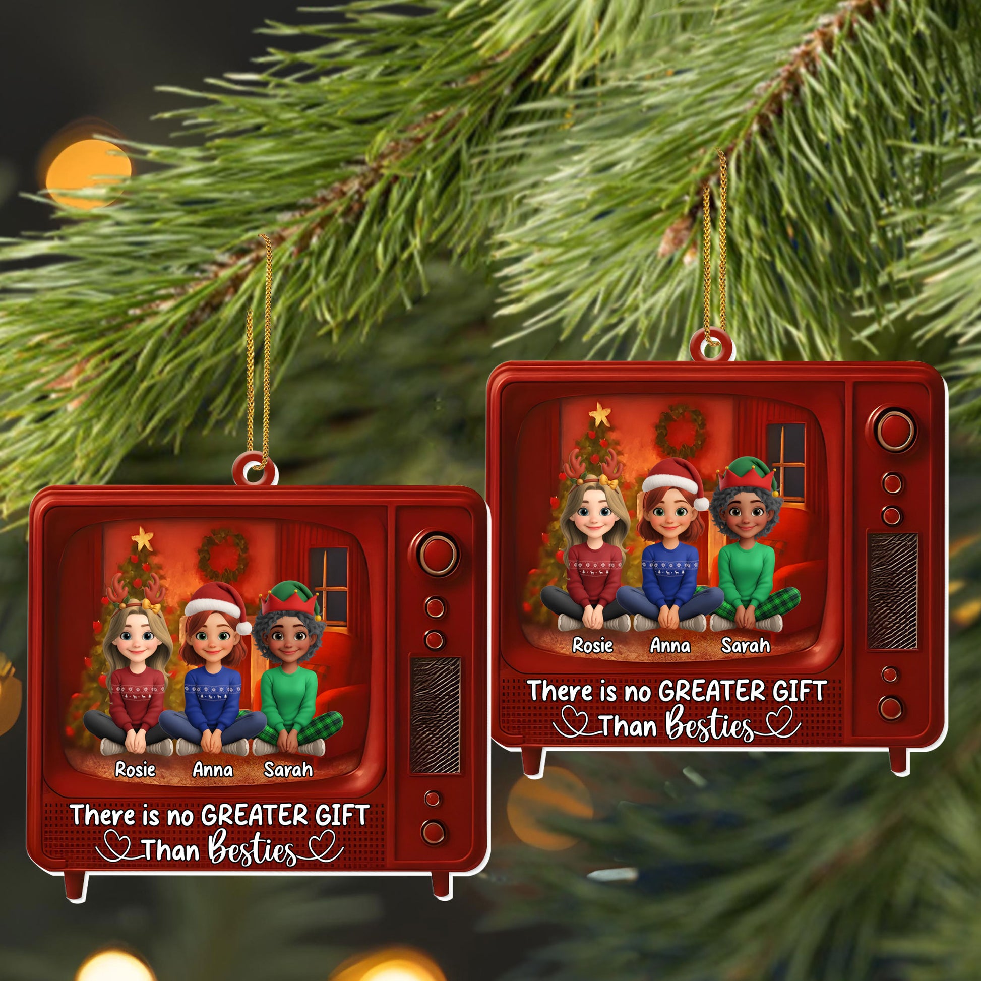 There Is No Greater Gift Than Besties, Vintage TV Design