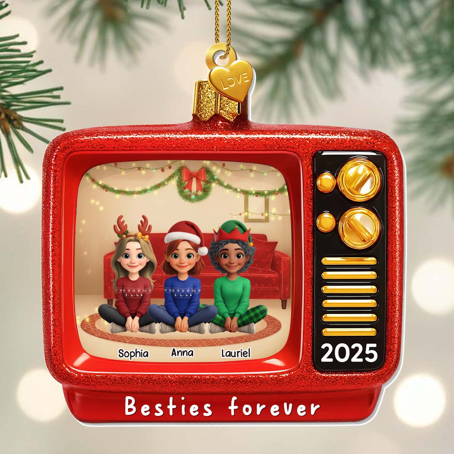 Besties Forever, Friends And Christmas Decor