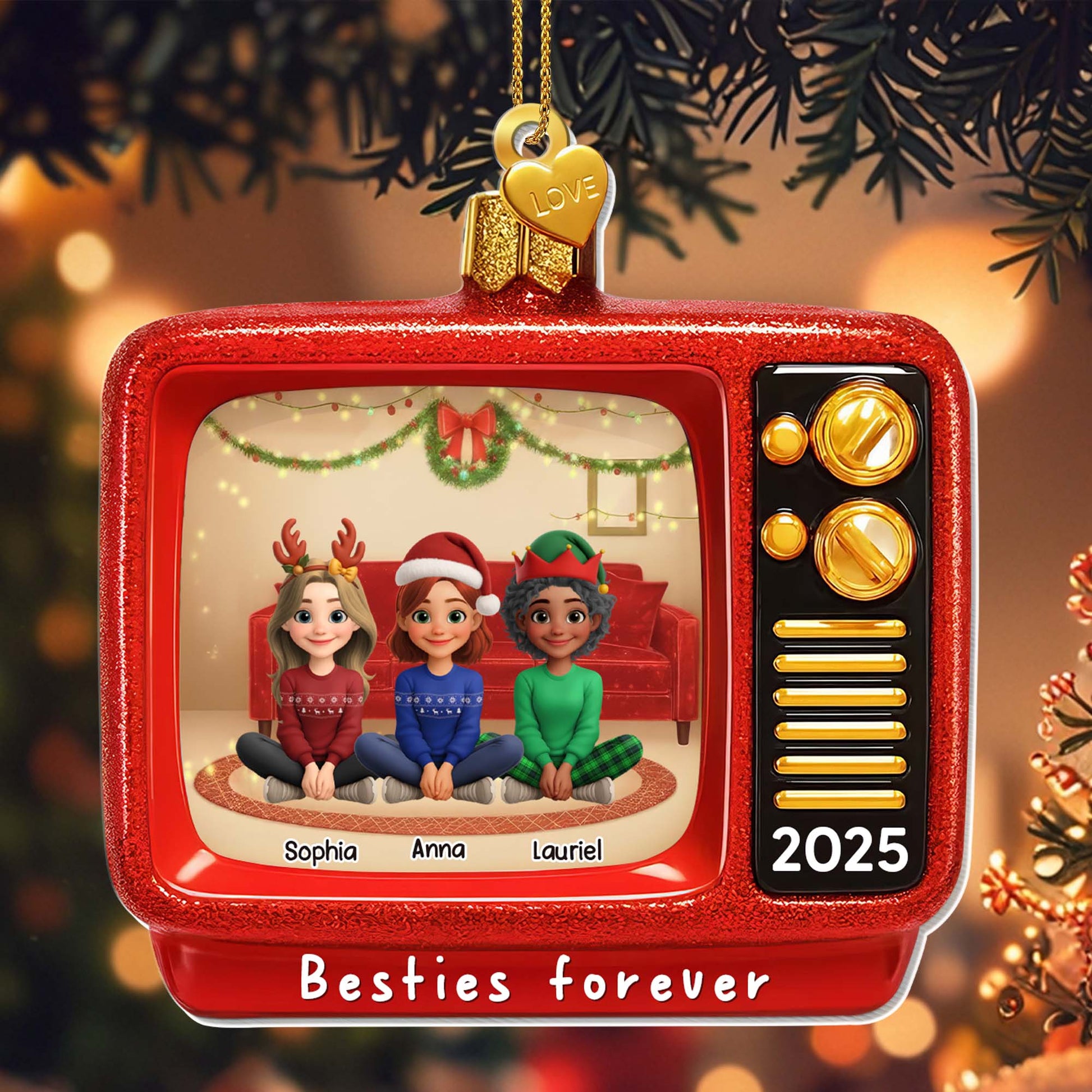 Besties Forever, Friends And Christmas Decor
