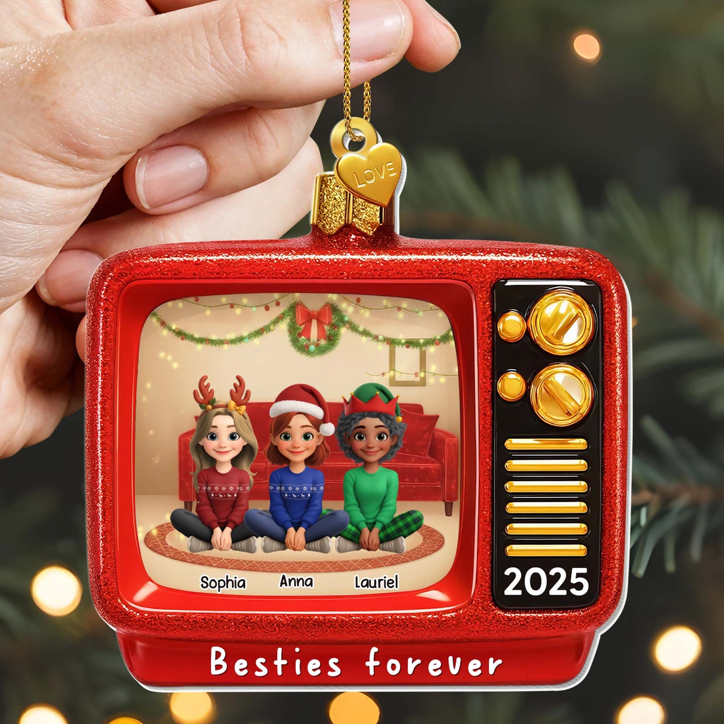 Besties Forever, Friends And Christmas Decor