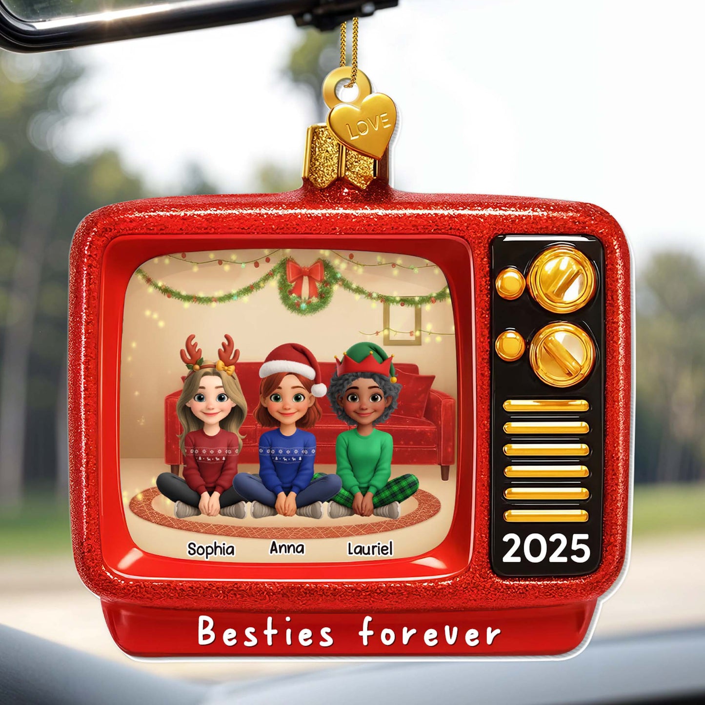 Besties Forever, Friends And Christmas Decor