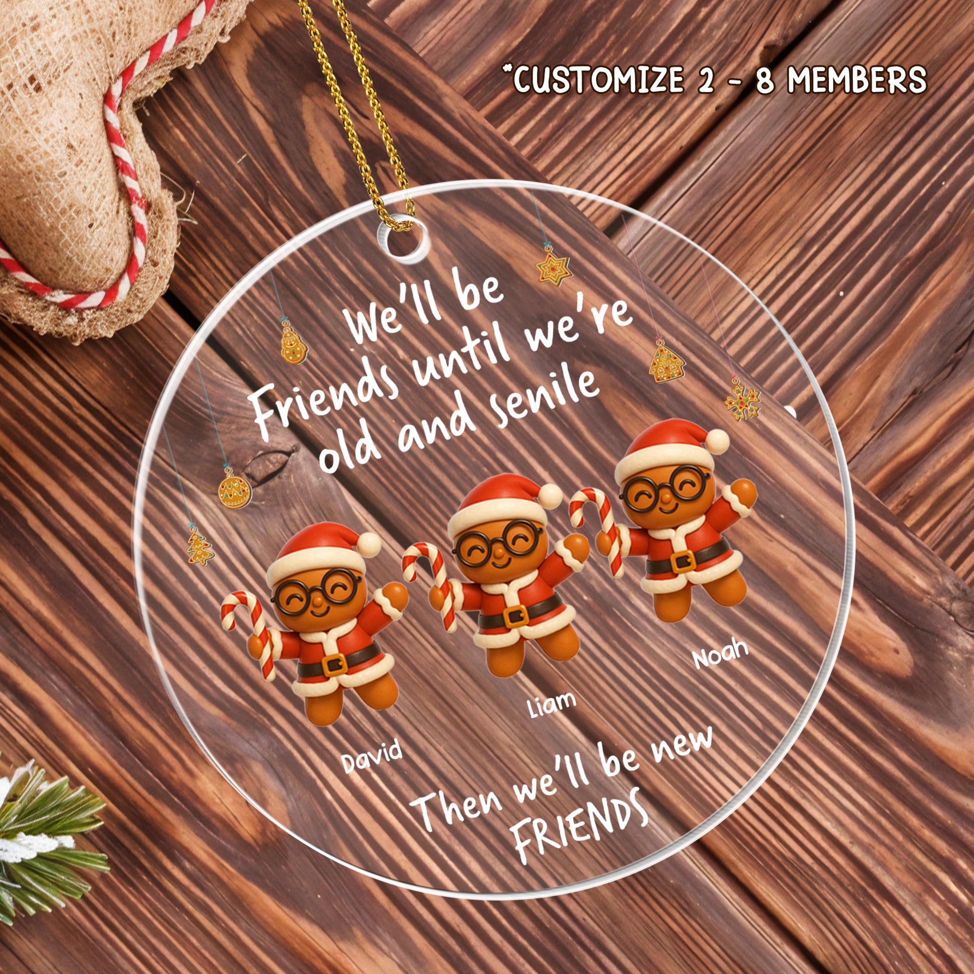 We'll Be Friends Until We're Old And Senile With Santa Outfits