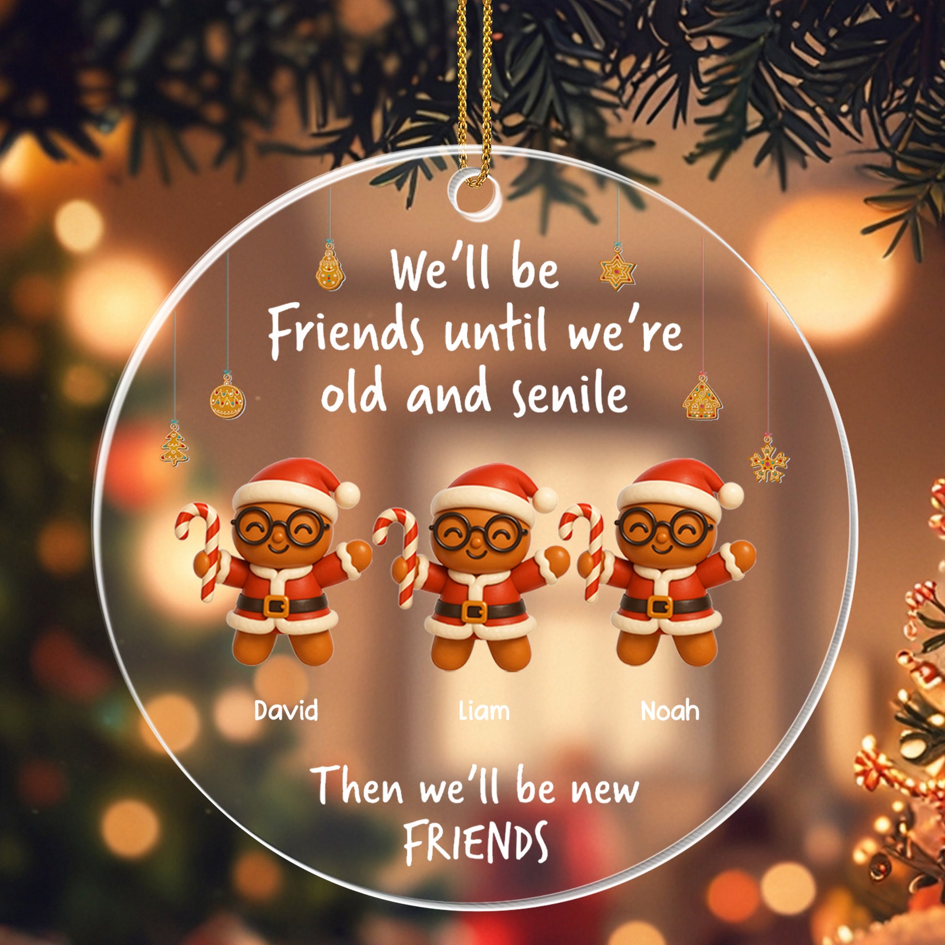 We'll Be Friends Until We're Old And Senile With Santa Outfits