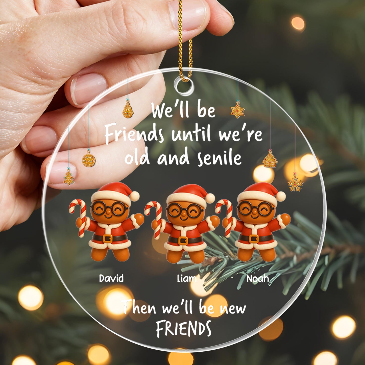 We'll Be Friends Until We're Old And Senile With Santa Outfits