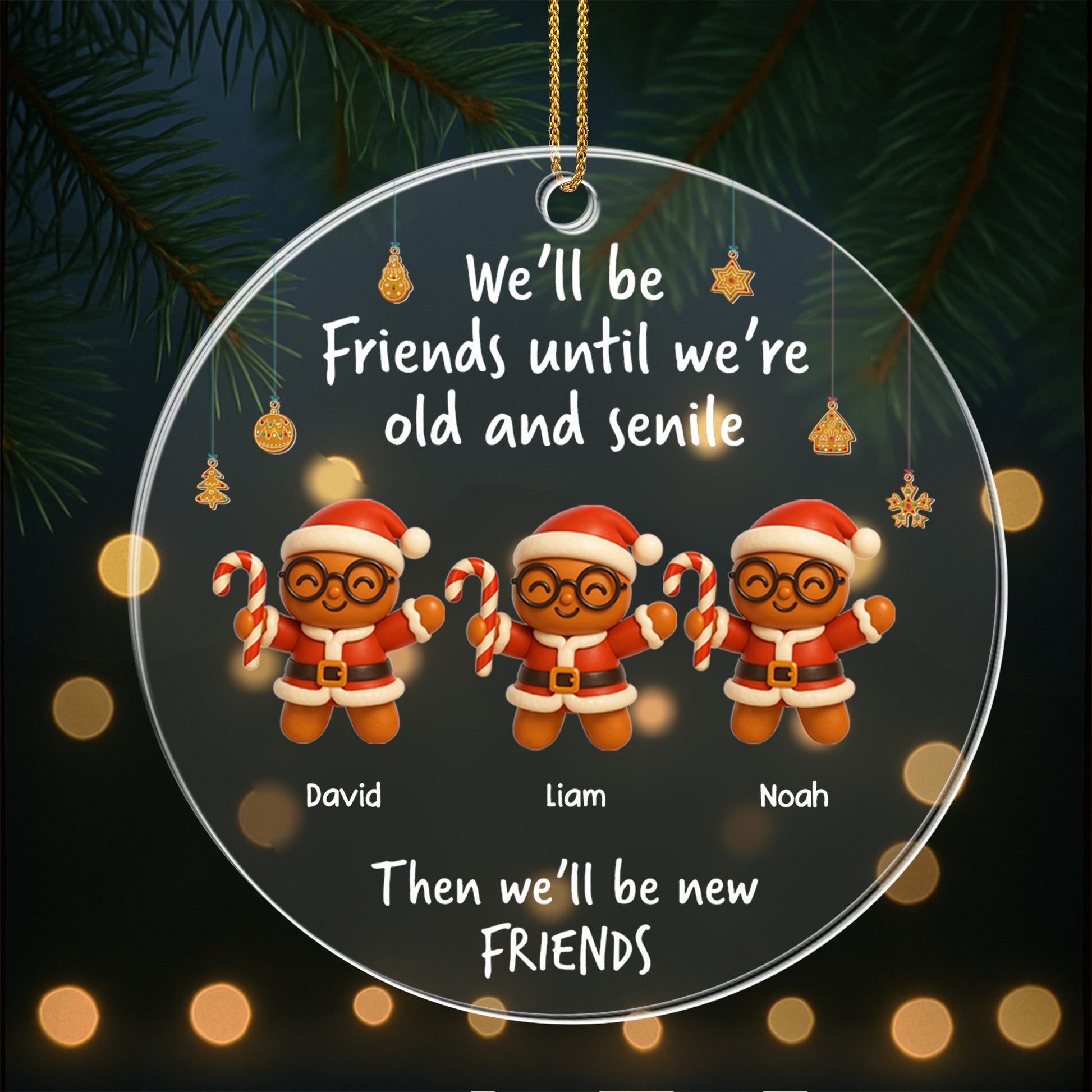 We'll Be Friends Until We're Old And Senile With Santa Outfits