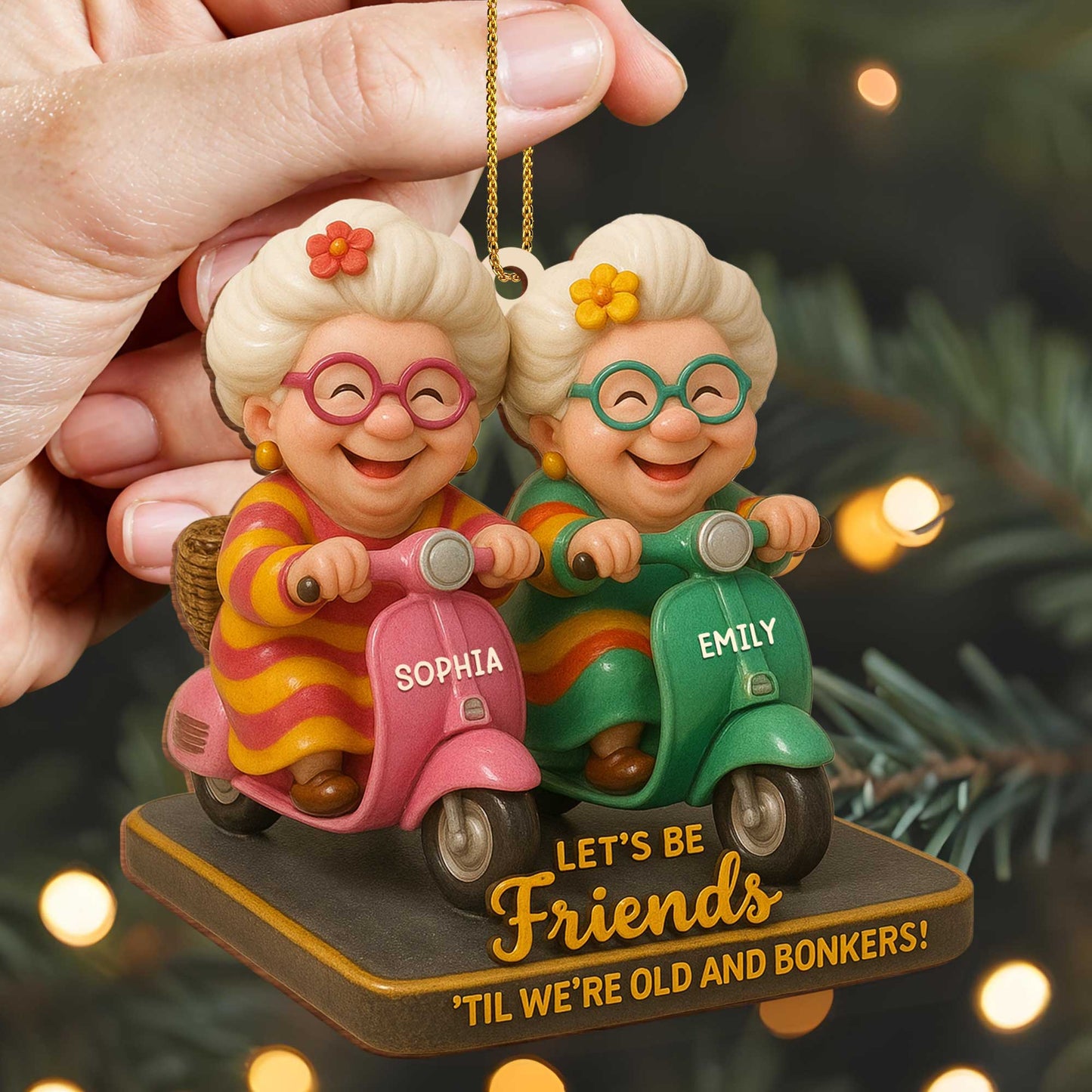 Let's Be Friends 'Til We're Old And Bonkers, Older Women On Scooters