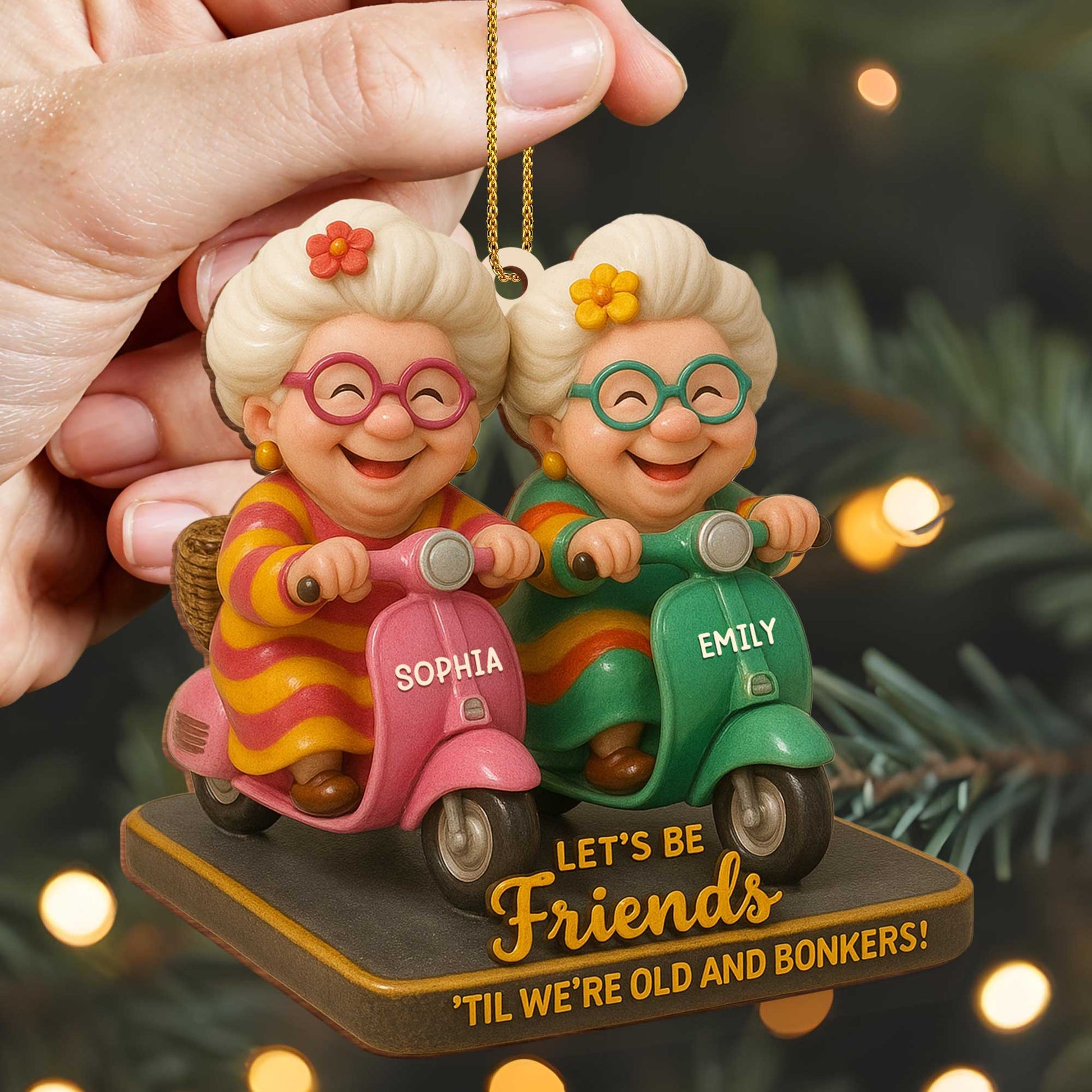 Let's Be Friends 'Til We're Old And Bonkers, Older Women On Scooters