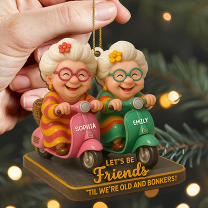 Let's Be Friends 'Til We're Old And Bonkers, Older Women On Scooters