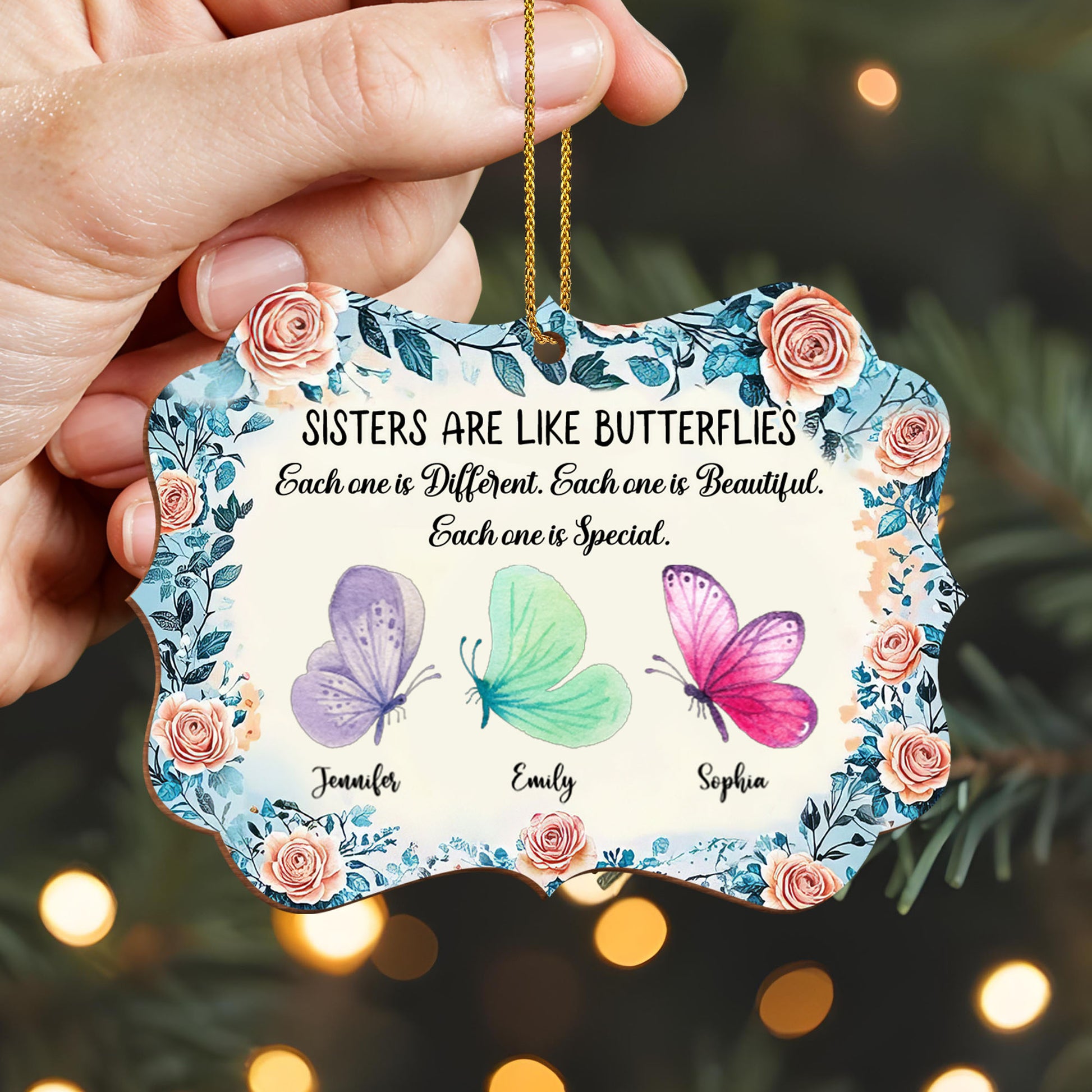 Sisters Are Like Butterflies, Each Special And Beautiful