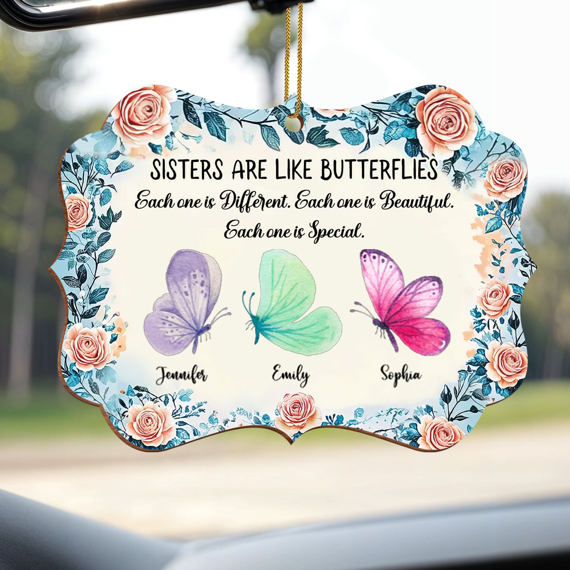 Sisters Are Like Butterflies, Each Special And Beautiful