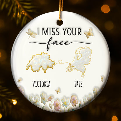 I Miss Your Face with USA and Australia Maps