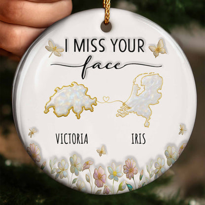 I Miss Your Face with USA and Australia Maps