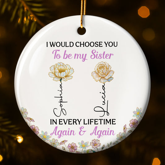 I Would Choose You To Be My Sister, Flowers