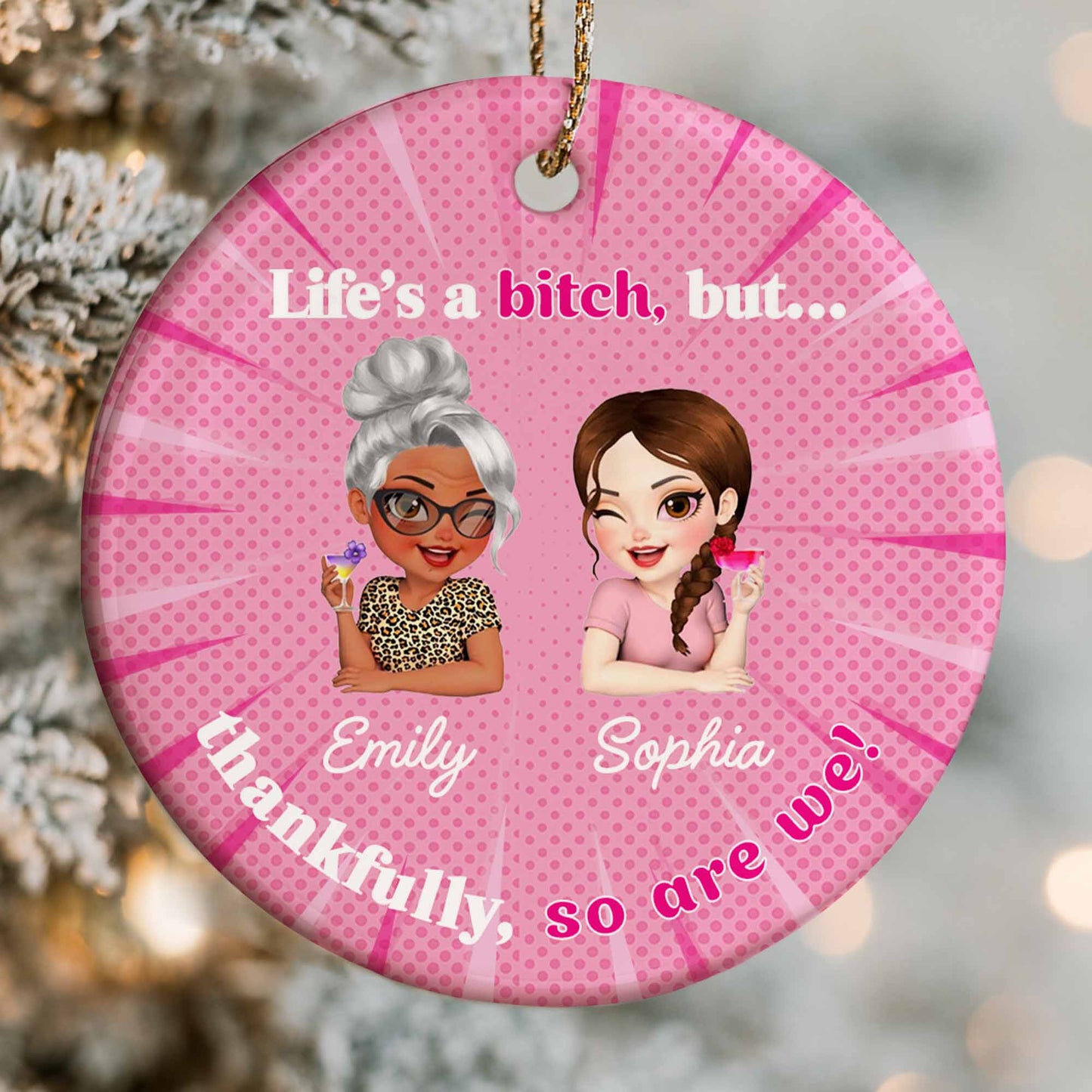 Life's A B*tch, But Thankfully So Are We, Cartoon Women