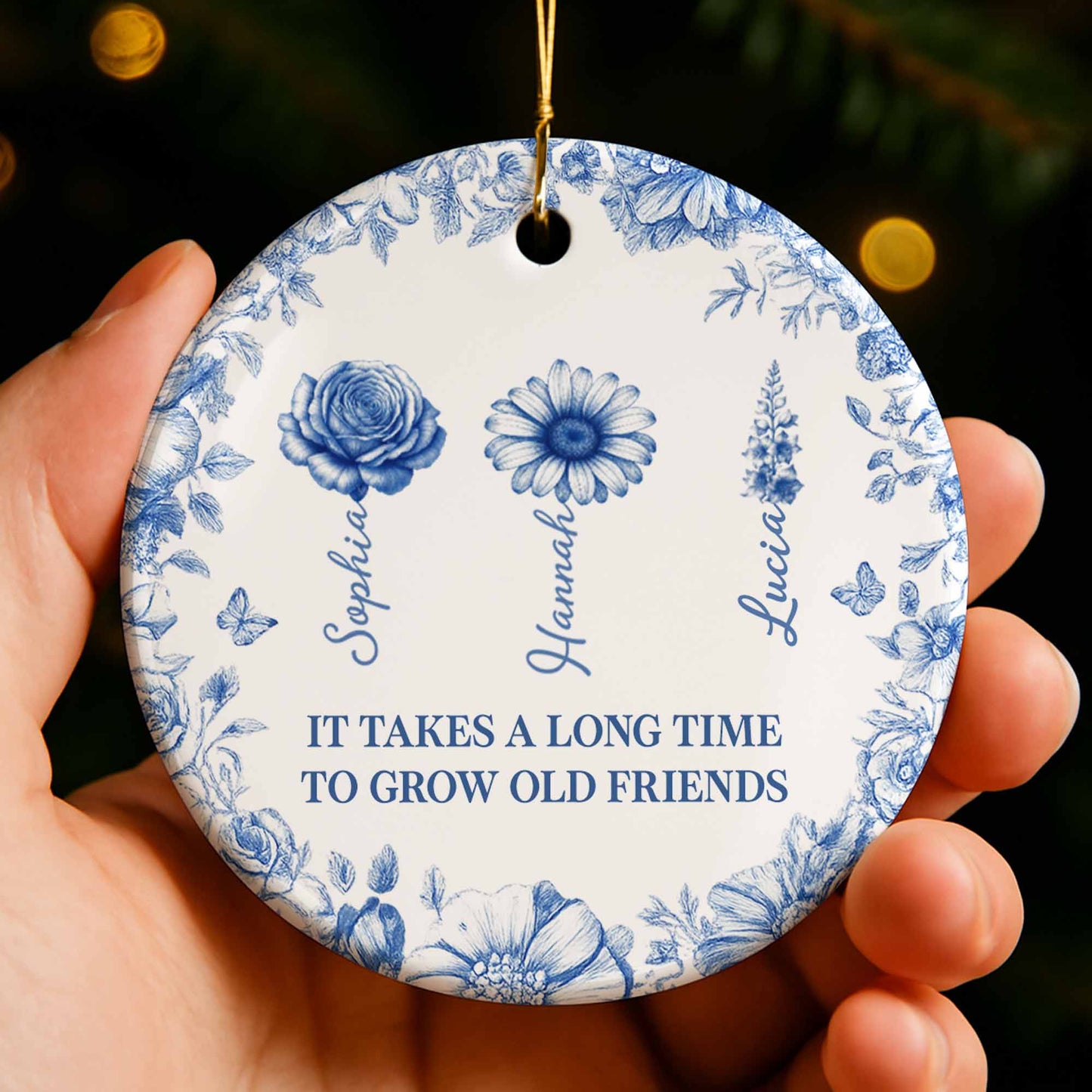 It Takes A Long Time To Grow Old Friends Floral Design