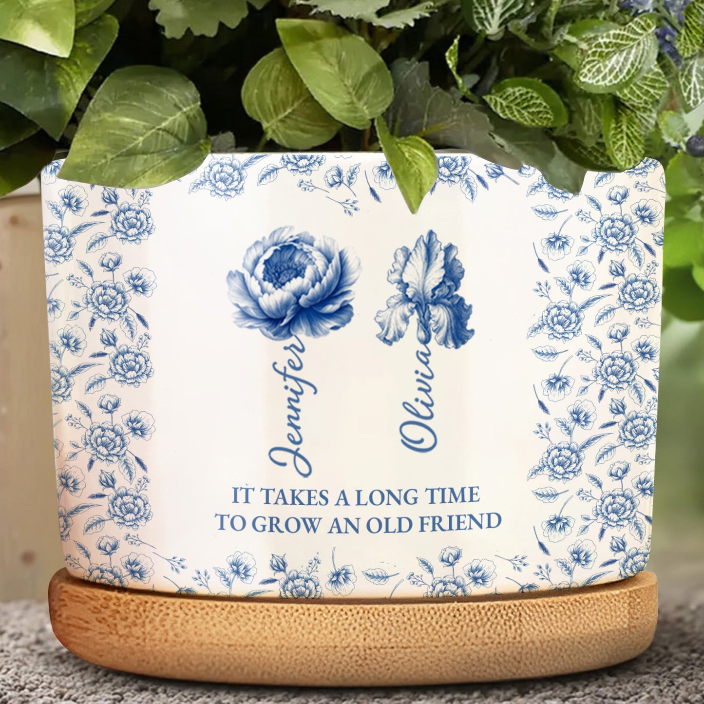 It Takes A Long Time To Grow An Old Friend, Flowers Design