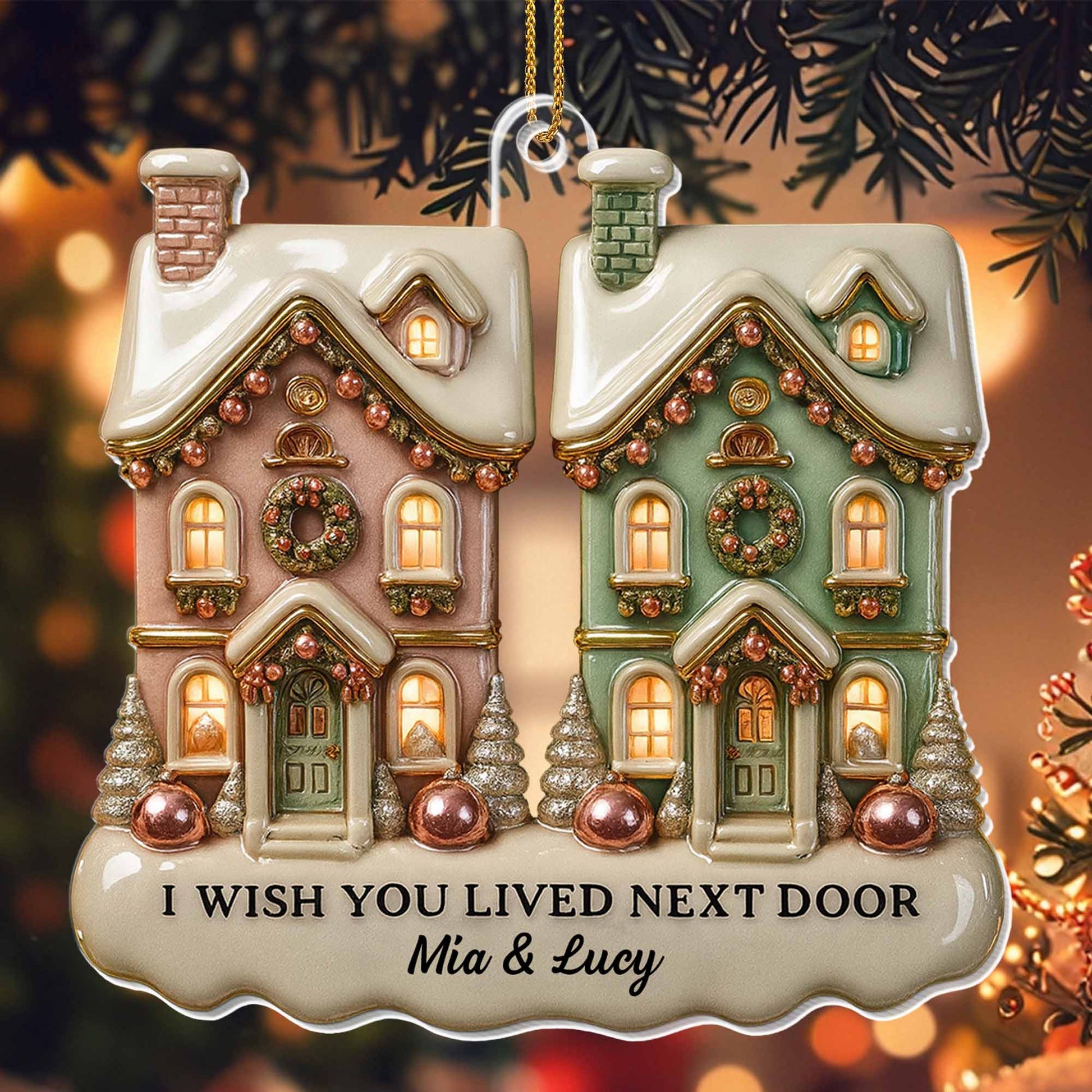 I Wish You Lived Next Door, House and Christmas Decor