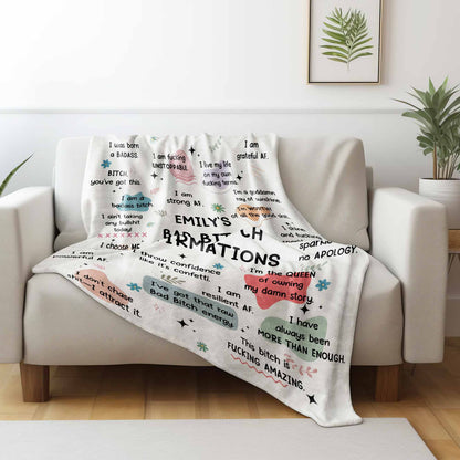 Empowering Bold Affirmations With Stars And Flowers