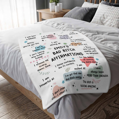 Empowering Bold Affirmations With Stars And Flowers