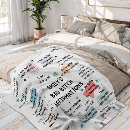 Empowering Bold Affirmations With Stars And Flowers