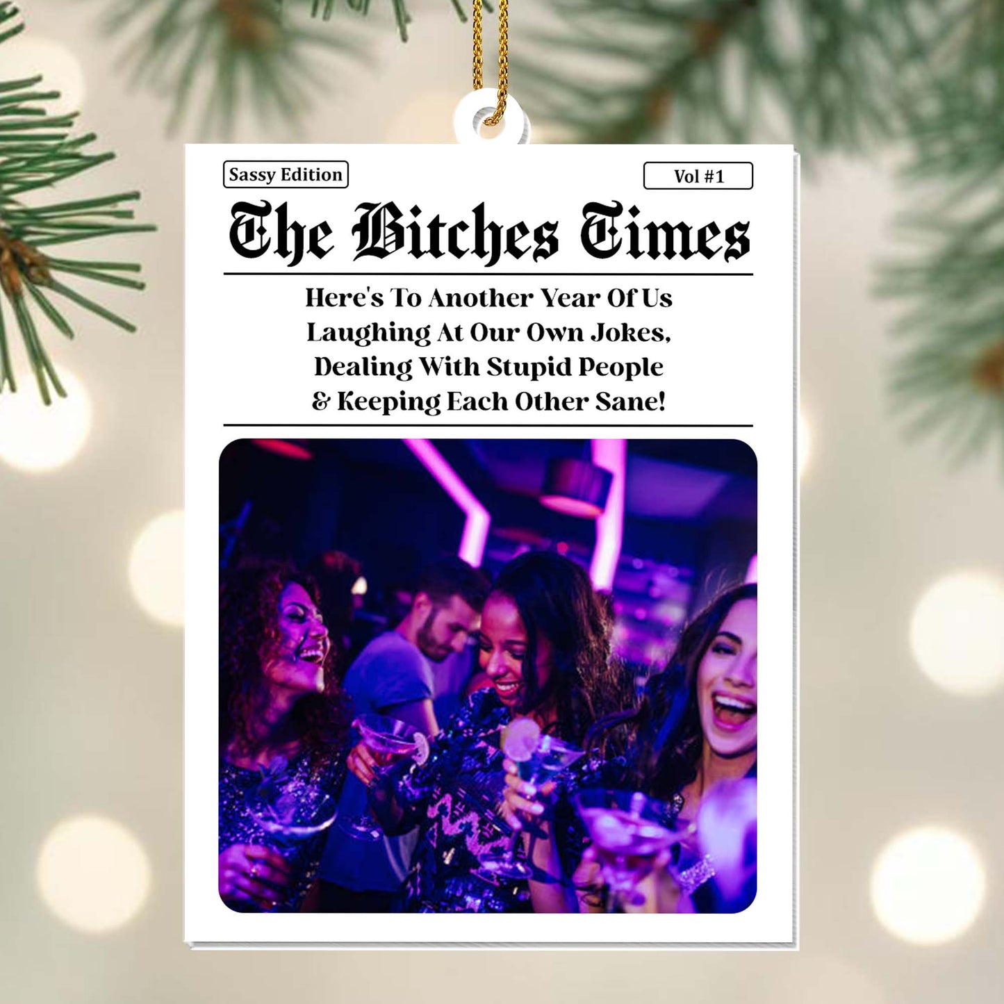 Here's To Another Year Of Us, Newspaper & Friends